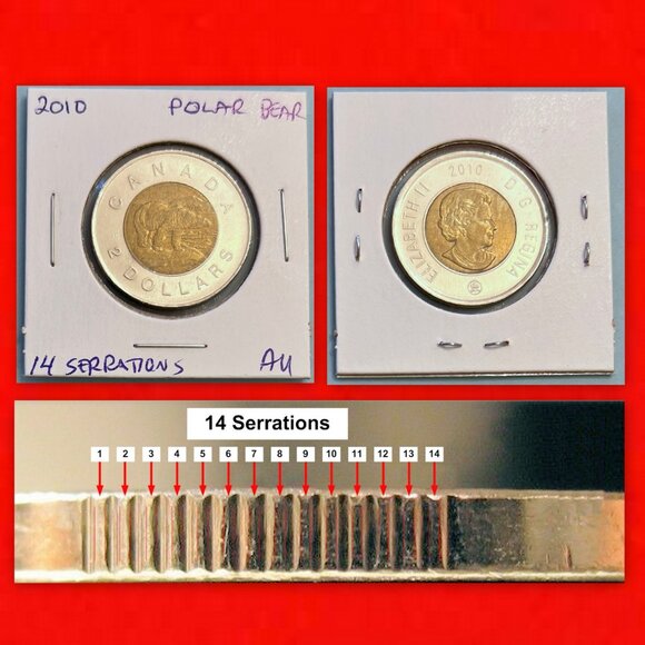 Canada 2010 Extraordinary Set of 3 x $2 Toonies! - Picture 7 of 16